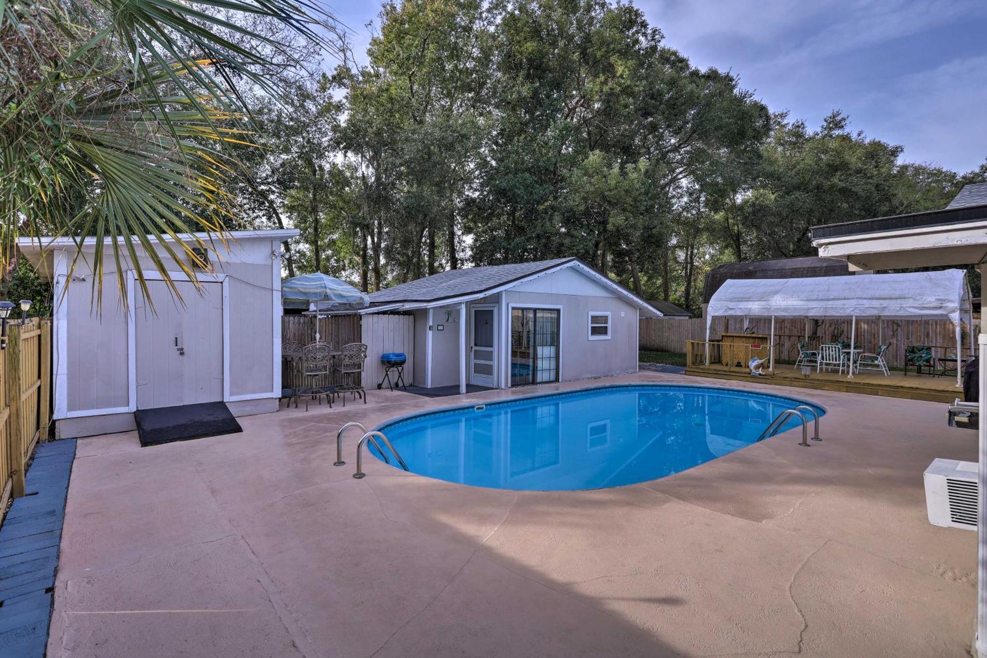 Fern Park Pool House With Private Patio And Fire Pit! Villa Orlando Esterno foto
